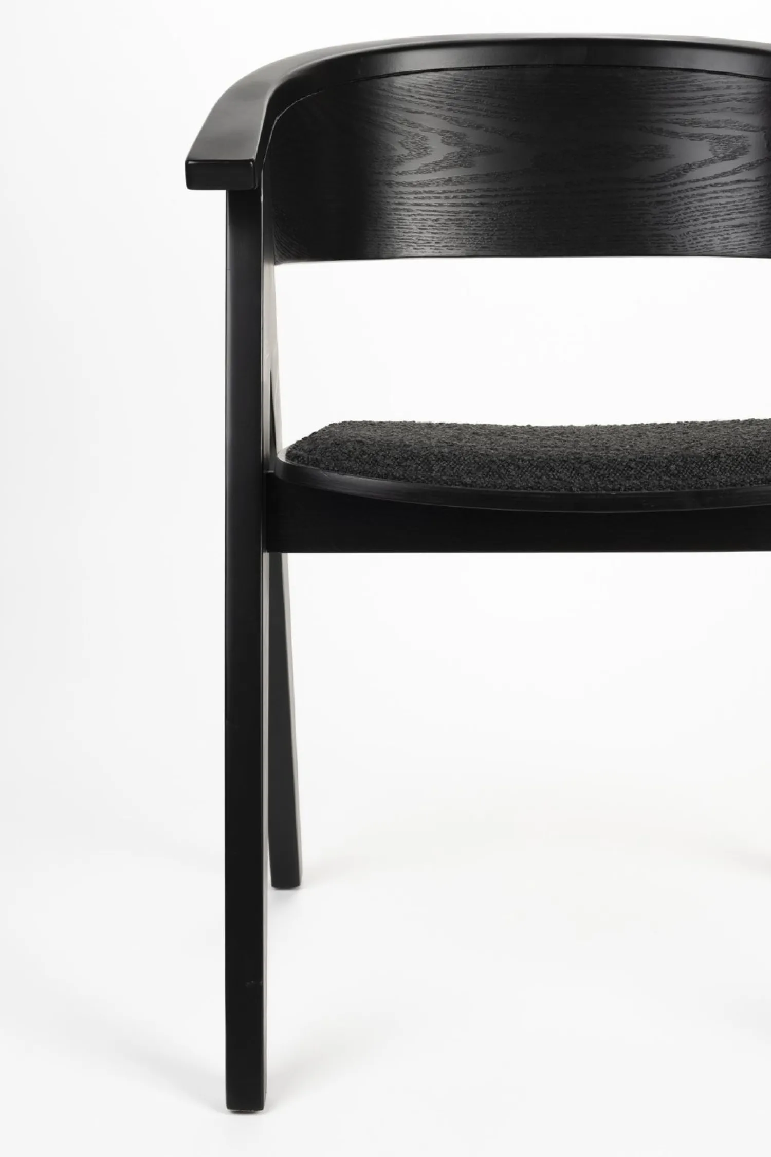 Design Stoelen|Eetkamerstoelen Met Armleuning-Zuiver NDSM Armstoel Zwart