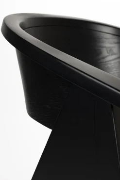 Design Stoelen|Eetkamerstoelen Met Armleuning-Zuiver NDSM Armstoel Zwart