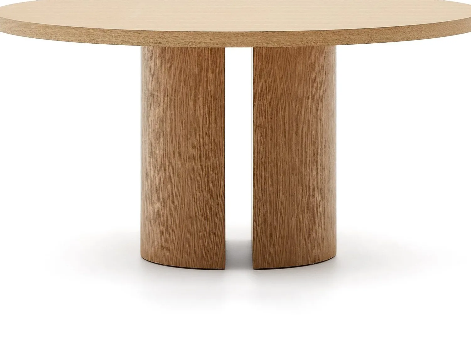 Ronde Eettafels-Kave Home Nealy Rond Eettafel Naturel
