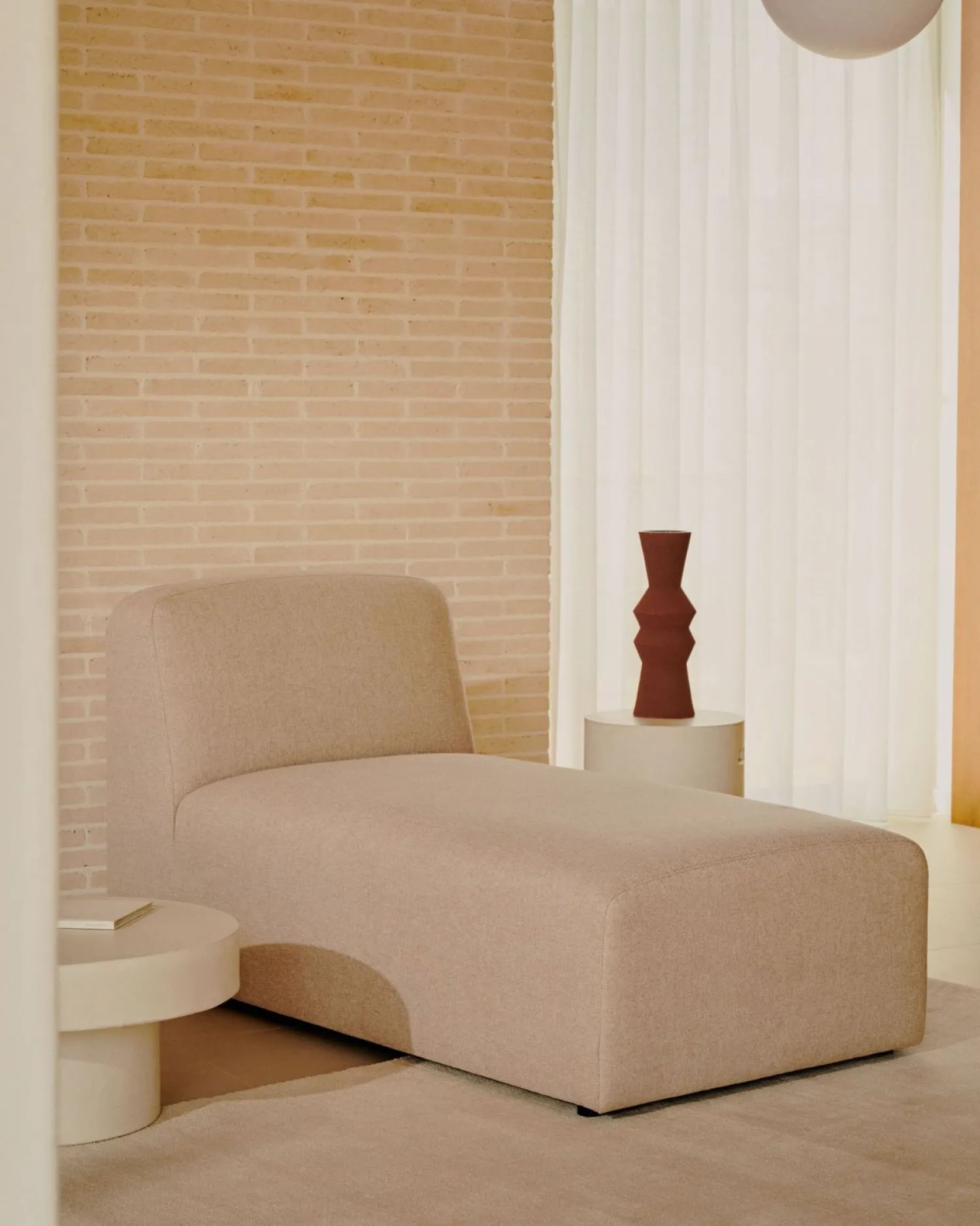 Elementenbanken-Kave Home Neom Chaise Longue Beige