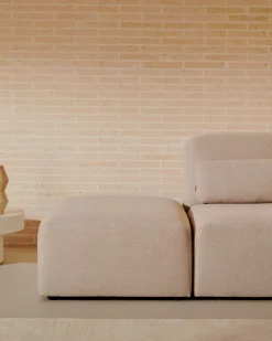 Hockers|Poefs-Kave Home Neom Groot Hocker Beige