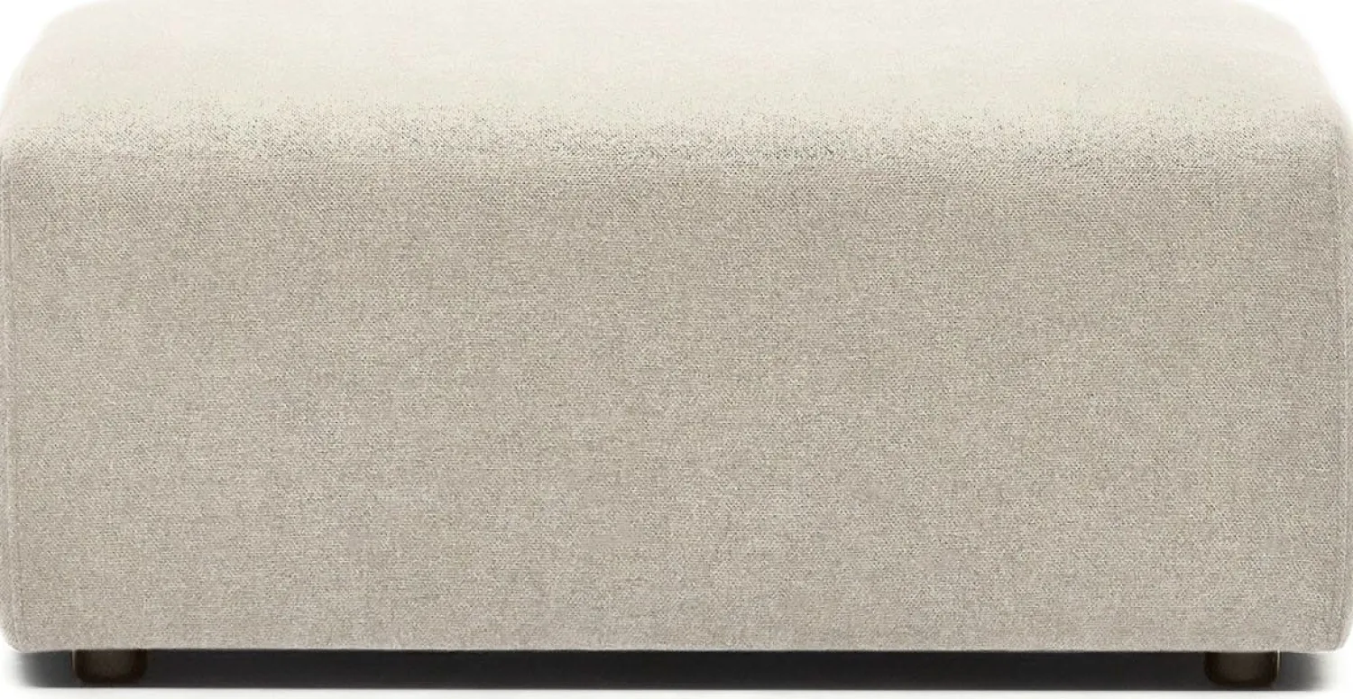 Hockers|Poefs-Kave Home Neom Groot Hocker Beige
