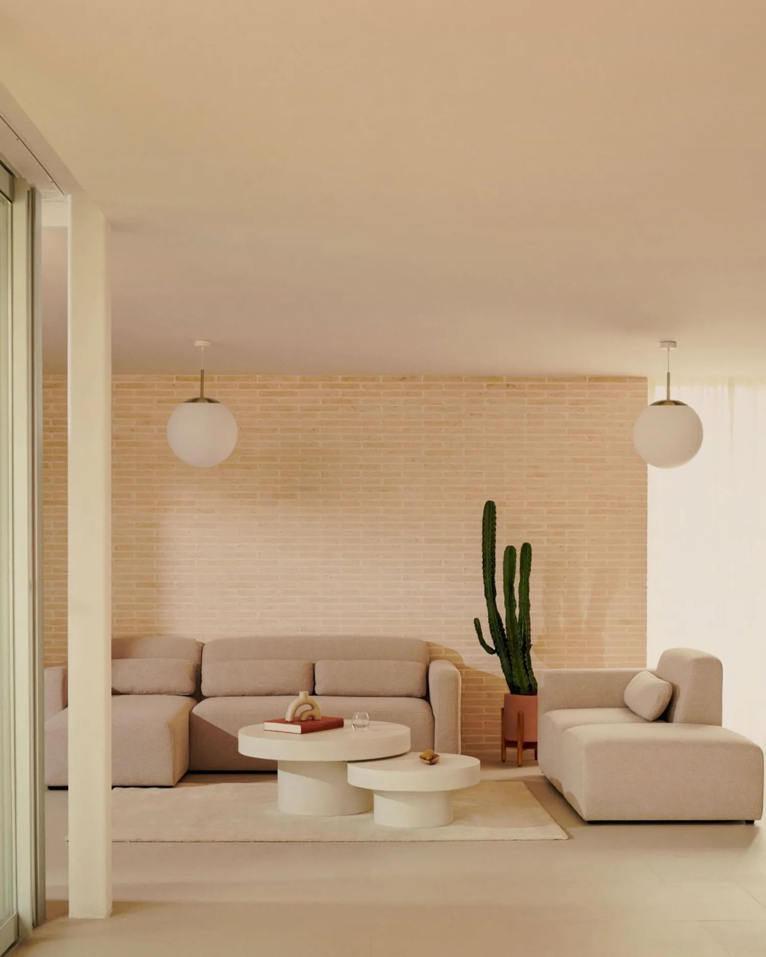 Hoekbanken-Kave Home Neom Hoekbank Beige