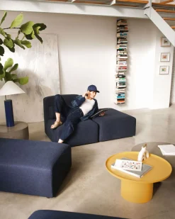 Elementenbanken-Kave Home Neom 1-Zits Elementenbank Blauw