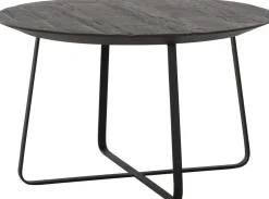 Houten Salontafels|Ronde Salontafels-DTP Home Neptunes L Salontafel Zwart