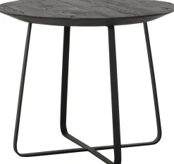 Houten Salontafels|Ronde Salontafels-DTP Home Neptunes M Salontafel Zwart