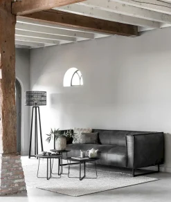 Houten Salontafels|Ronde Salontafels-DTP Home Neptunes M Salontafel Zwart