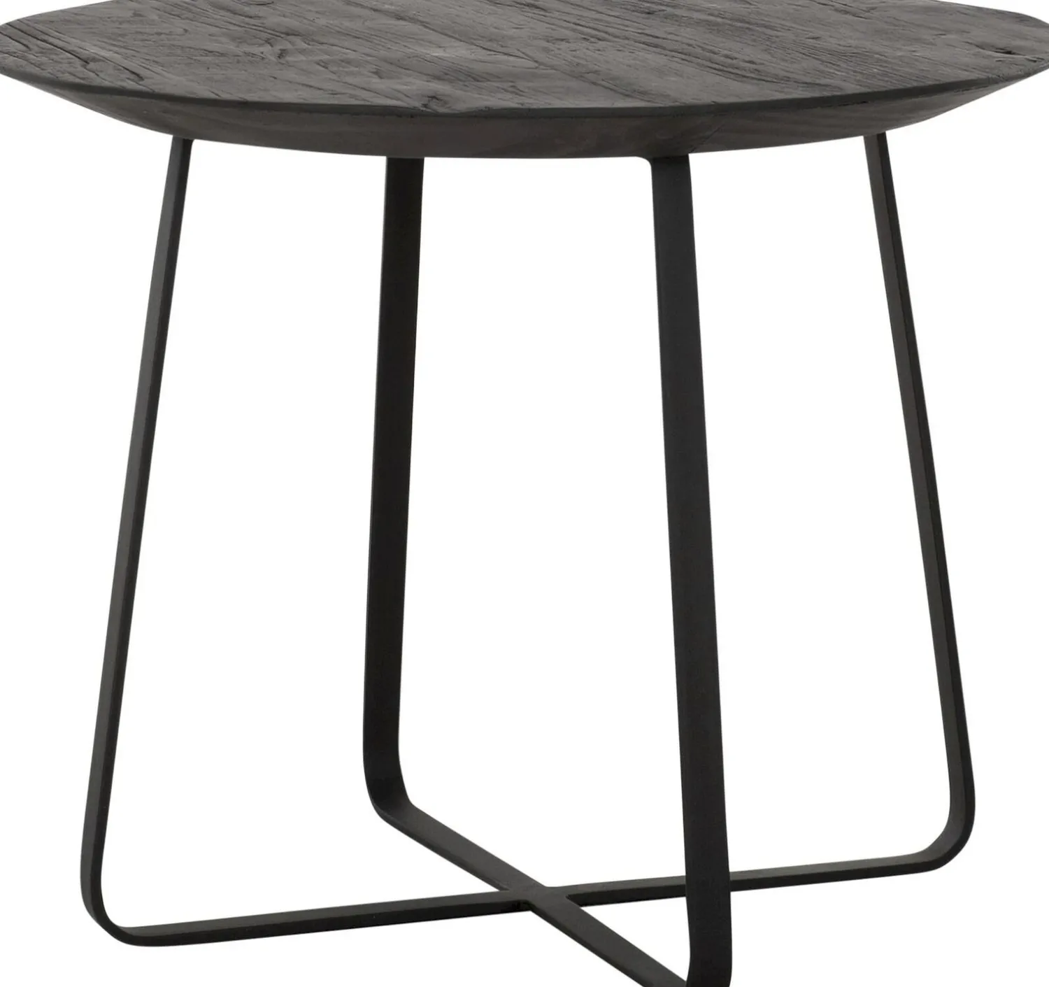Houten Salontafels|Ronde Salontafels-DTP Home Neptunes M Salontafel Zwart