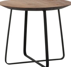 Houten Salontafels|Ronde Salontafels-DTP Home Neptunes M Salontafel Naturel