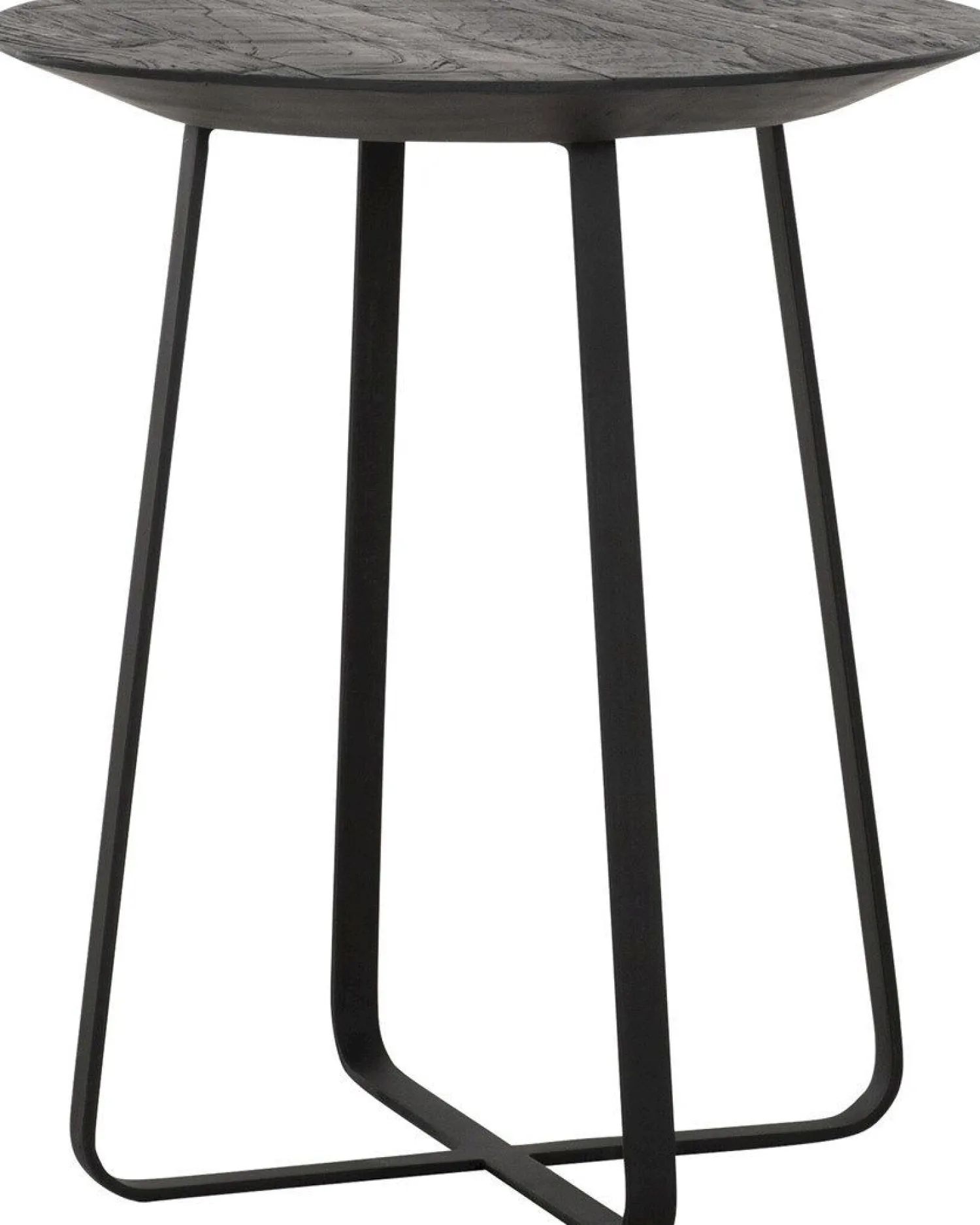 Houten Salontafels|Ronde Salontafels-DTP Home Neptunes S Salontafel Zwart