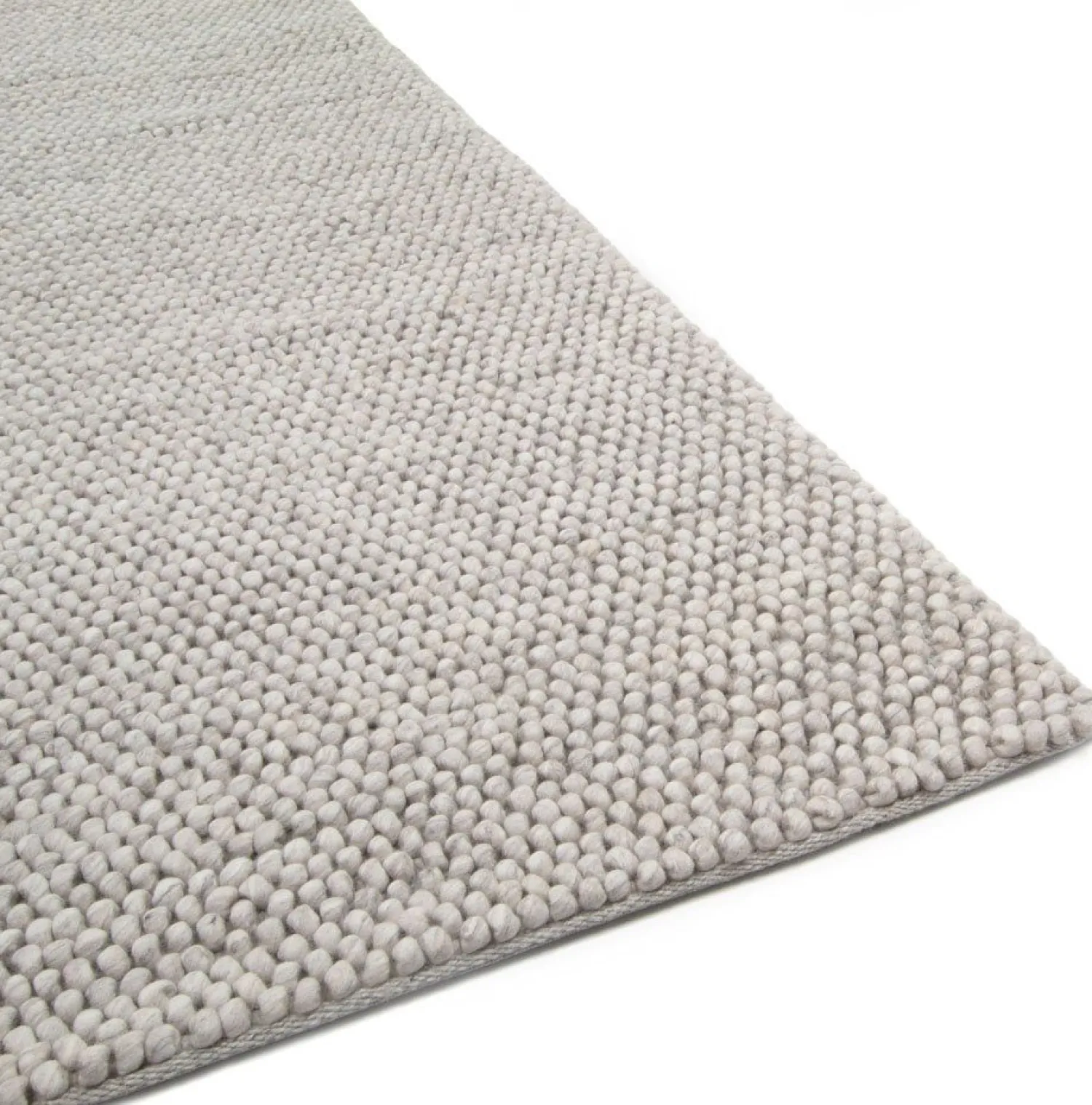 Vloerkleden|Wollen Vloerkleden-Brinker Carpets New Loop Vloerkleed Cloud White
