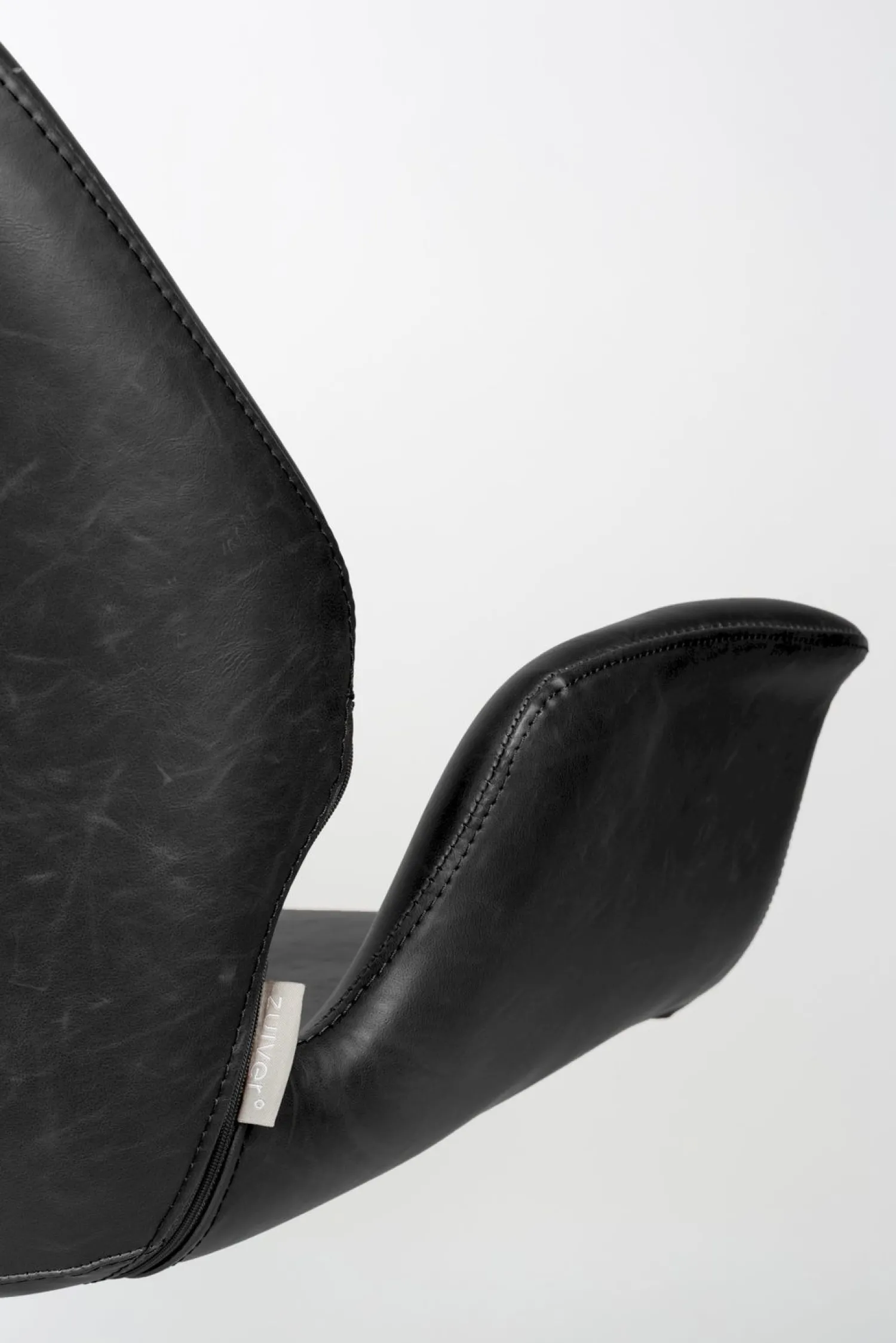 Draaifauteuils-Zuiver Nikki Fauteuil Black