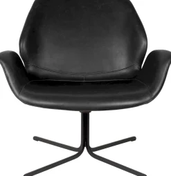 Draaifauteuils-Zuiver Nikki Fauteuil Black