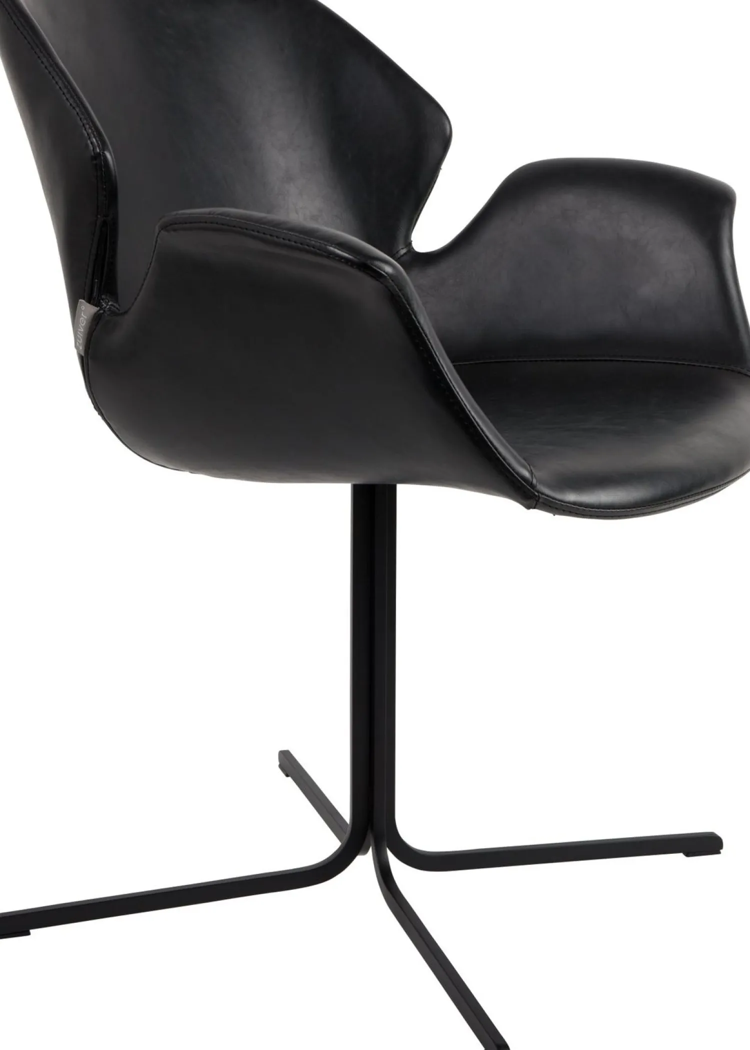 Design Stoelen|Eetkamerstoelen Met Armleuning-Zuiver Nikki (set van 2) Eetkamerstoel Black