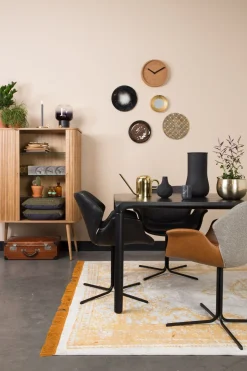 Design Stoelen|Eetkamerstoelen Met Armleuning-Zuiver Nikki (set van 2) Eetkamerstoel Black