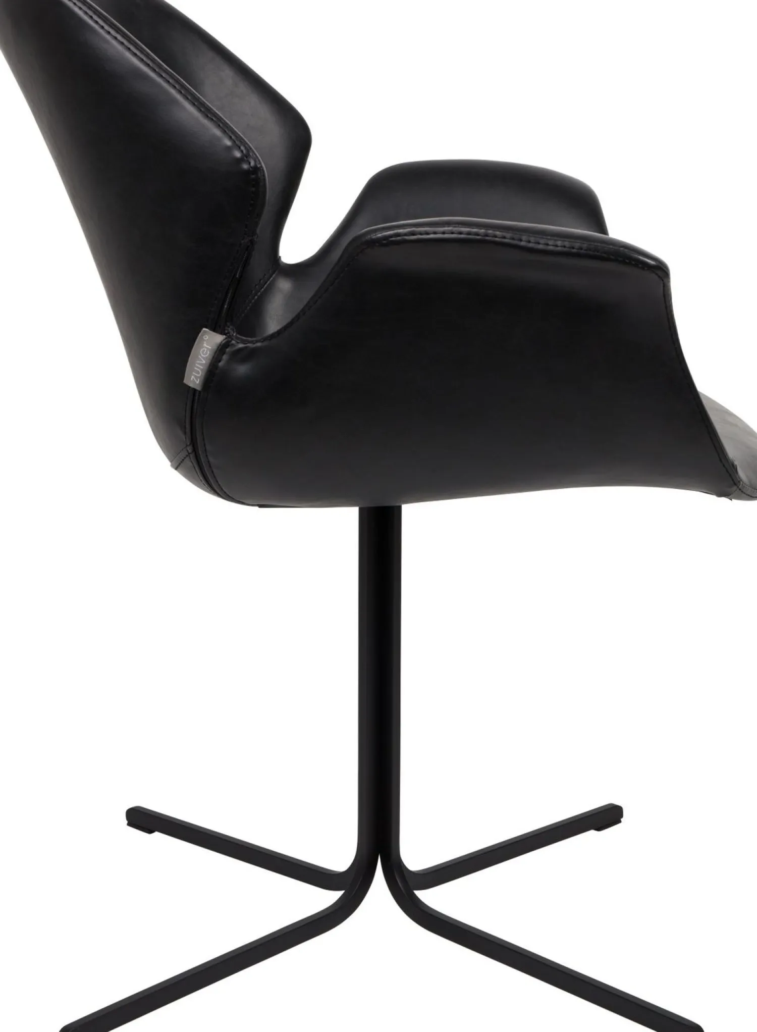 Design Stoelen|Eetkamerstoelen Met Armleuning-Zuiver Nikki (set van 2) Eetkamerstoel Black