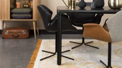 Eetkamerstoelen Met Armleuning-Zuiver Nikki (set van 2) Eetkamerstoel Brown