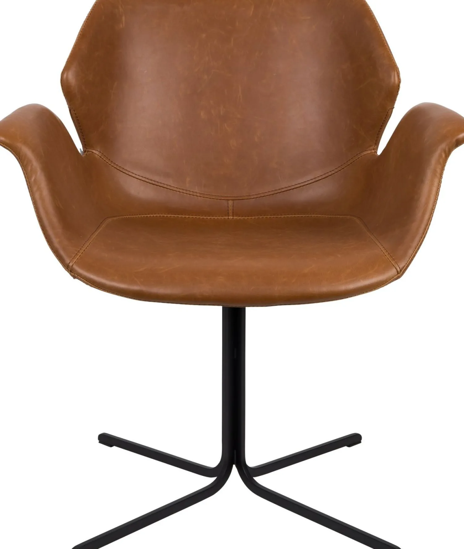 Eetkamerstoelen Met Armleuning-Zuiver Nikki (set van 2) Eetkamerstoel Brown