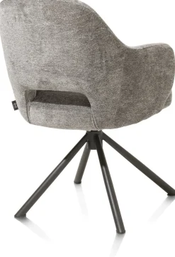 Eetkamerstoelen Met Armleuning-Henders en Hazel Nikolas Armstoel Grijs