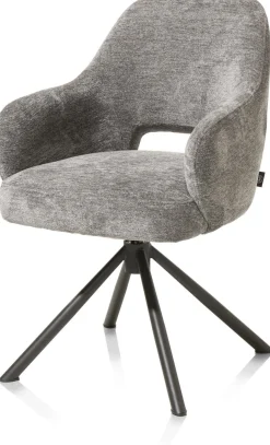 Eetkamerstoelen Met Armleuning-Henders en Hazel Nikolas Armstoel Grijs