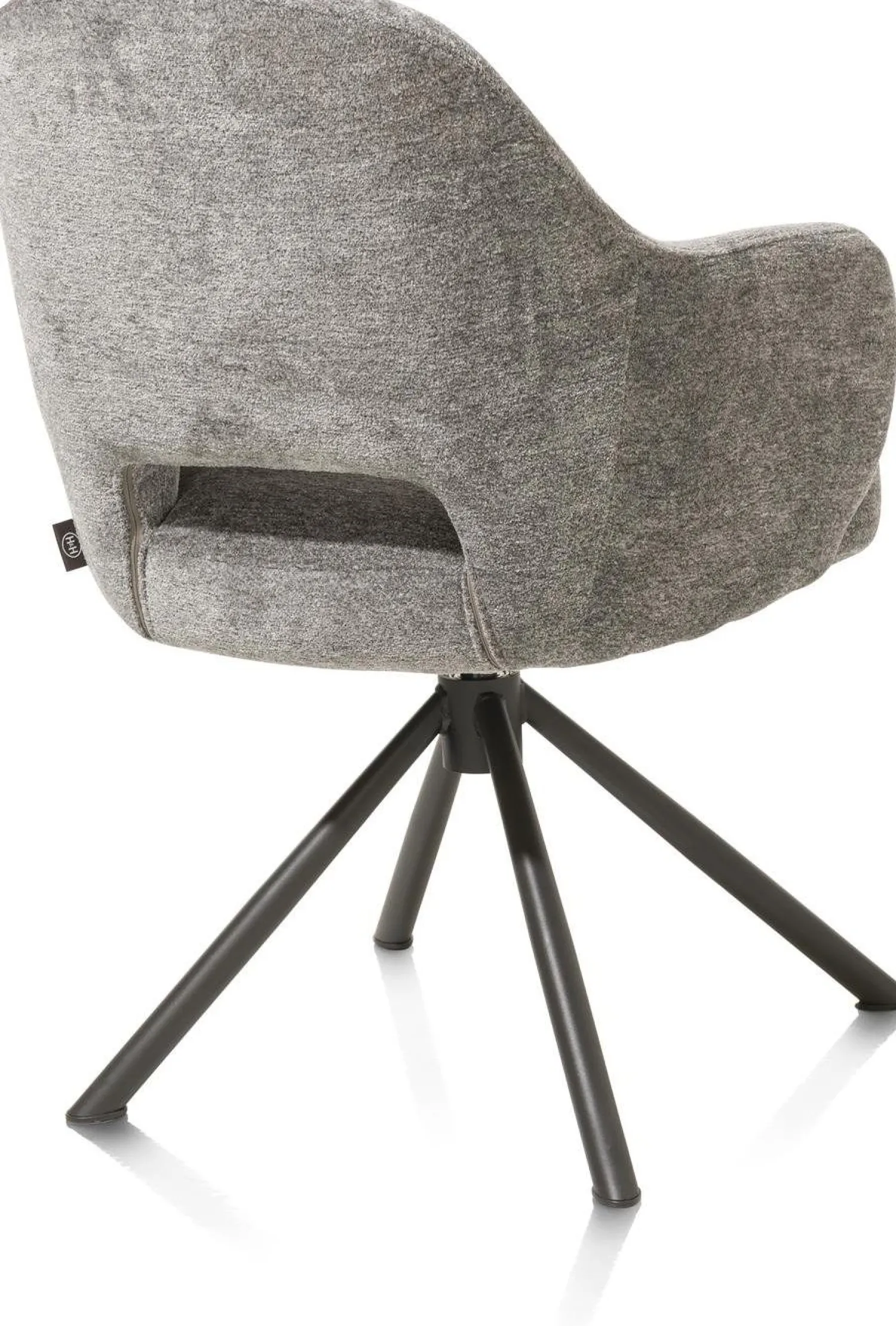 Eetkamerstoelen Met Armleuning-Henders en Hazel Nikolas Armstoel Grijs