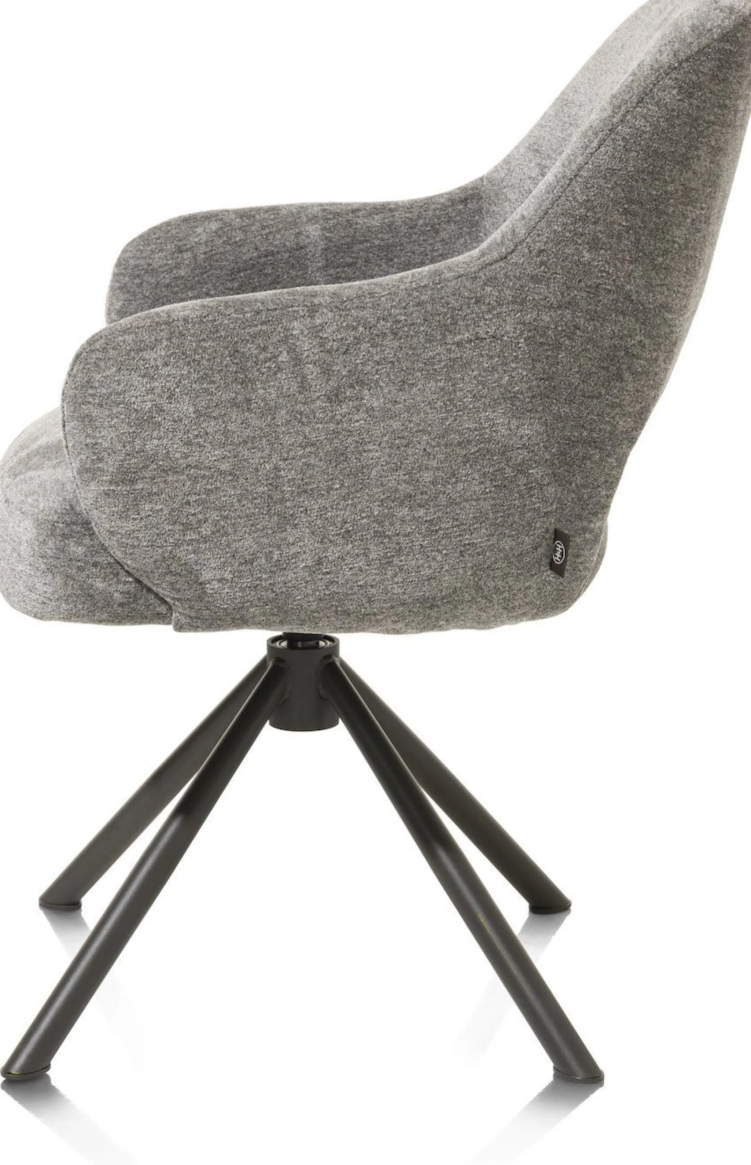Eetkamerstoelen Met Armleuning-Henders en Hazel Nikolas Armstoel Grijs