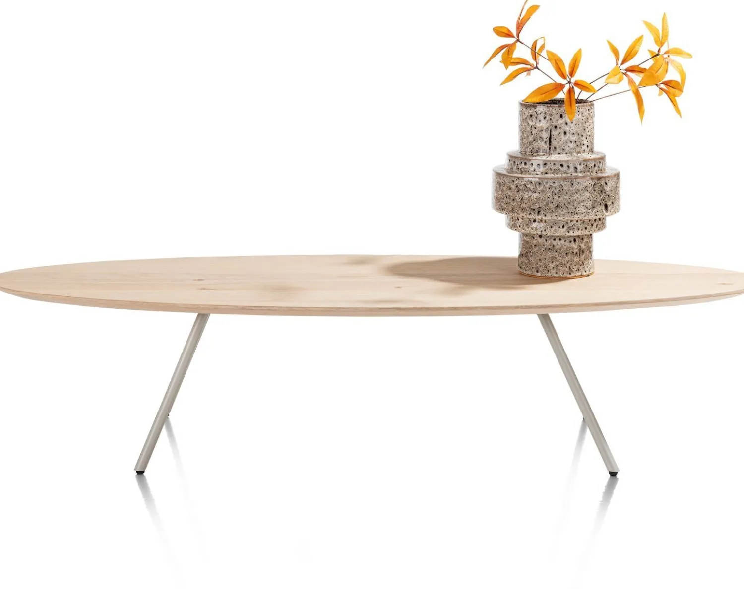 Ovale Salontafels-XOOON Niora Salontafel Naturel