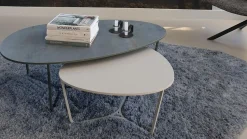 Design Salontafels|Ovale Salontafels-Metaform Nobby Salontafel Wit