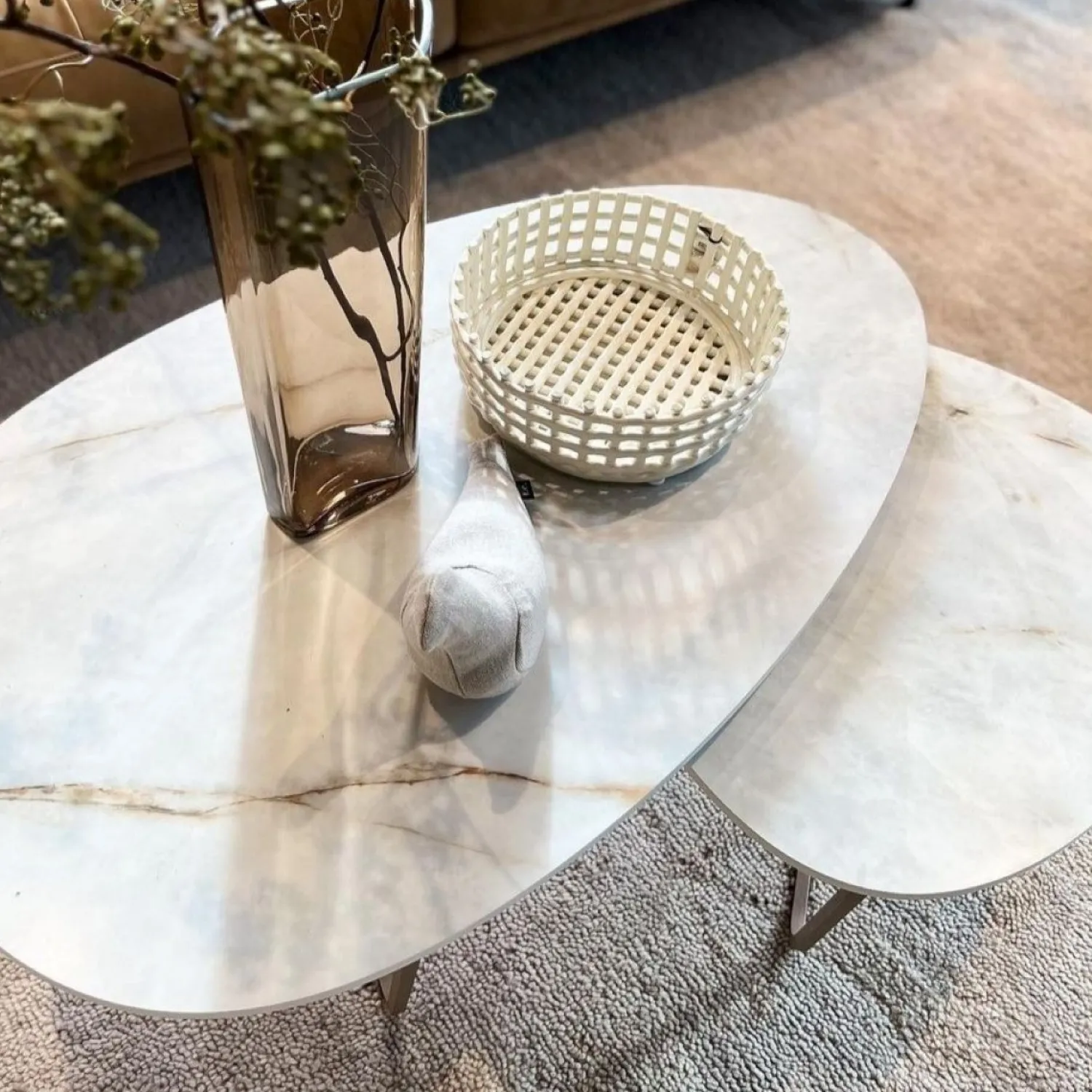Organische Salontafels-Metaform Nobby Salontafel Noir