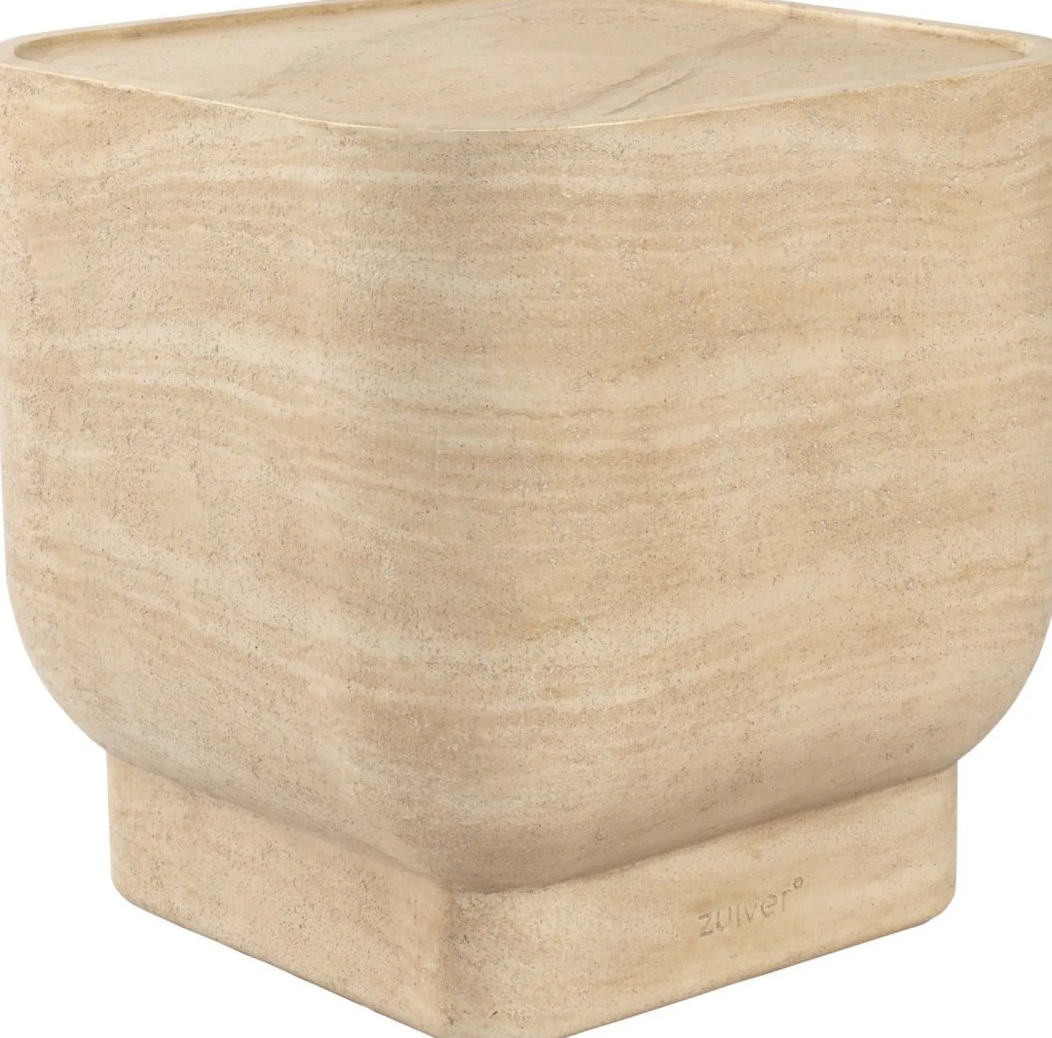 Tuintafels-Zuiver Noble Bijzettafel Beige