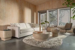 Tuintafels-Zuiver Noble Bijzettafel Beige