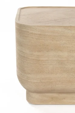 Tuintafels-Zuiver Noble Bijzettafel Beige