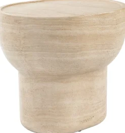 Tuintafels-Zuiver Noble Bijzettafel Beige