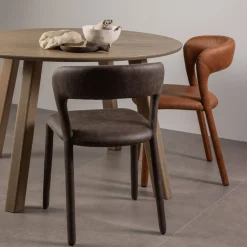 Eetkamerstoelen Zonder Armleuning-WOOOD Noble Eetkamerstoel Black, Grey