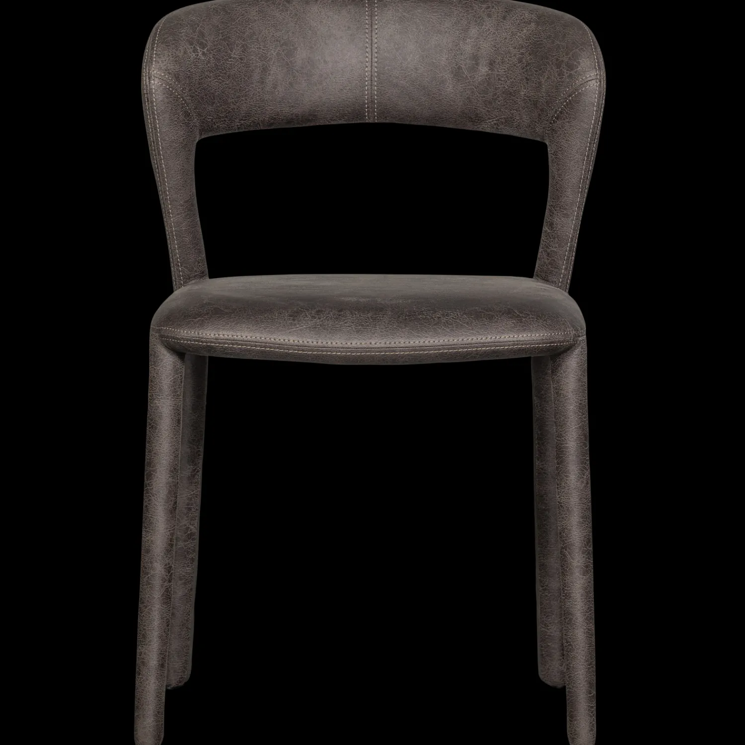 Eetkamerstoelen Zonder Armleuning-WOOOD Noble Eetkamerstoel Black, Grey