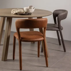 Eetkamerstoelen Zonder Armleuning-WOOOD Noble Eetkamerstoel Black, Grey