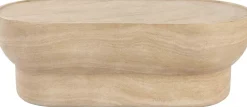 Tuintafels|Ovale Salontafels-Zuiver Noble Salontafel Beige
