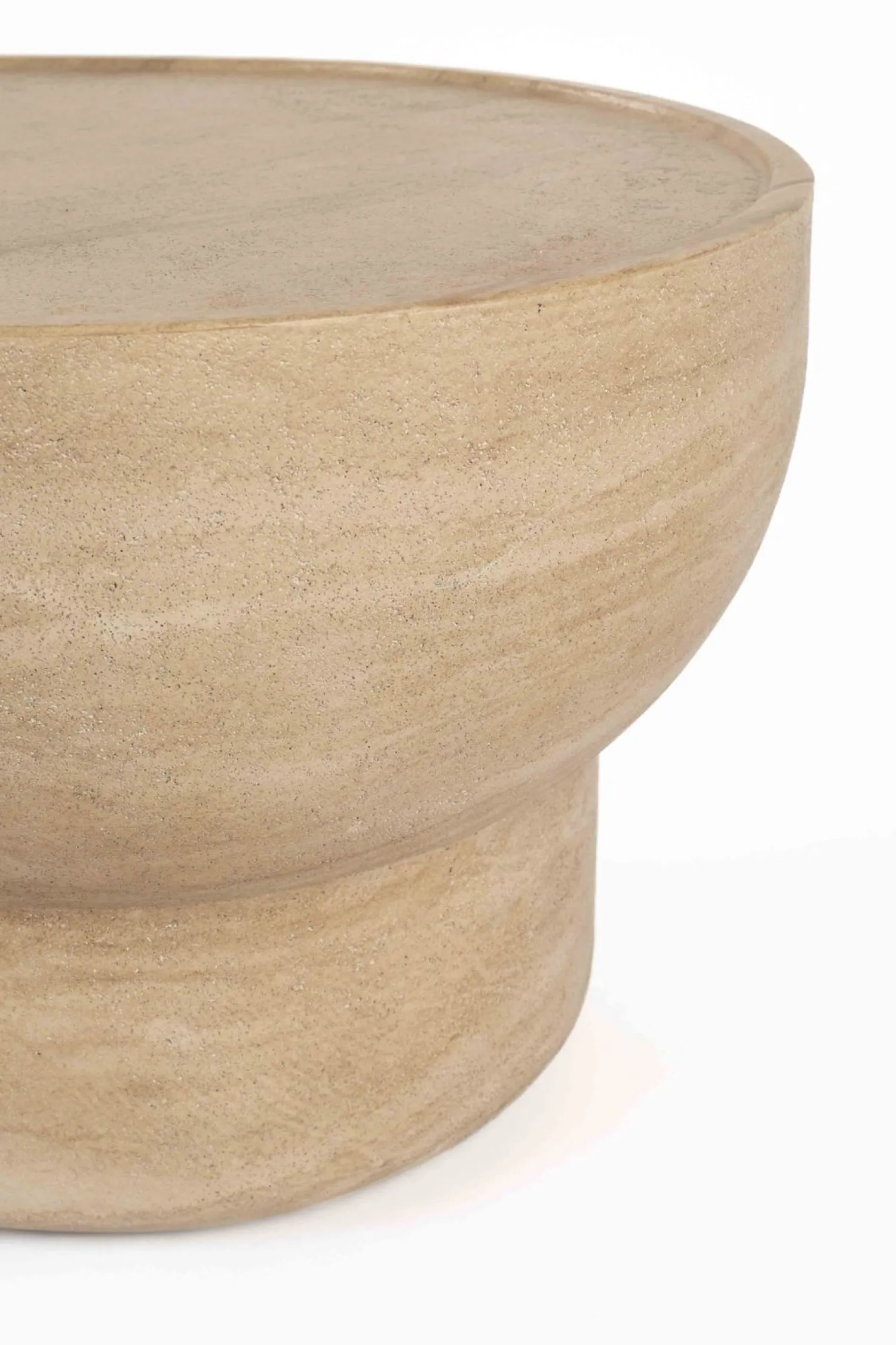 Tuintafels|Ovale Salontafels-Zuiver Noble Salontafel Beige