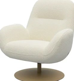 Draaifauteuils-Trendhopper Nola Fauteuil Ecru