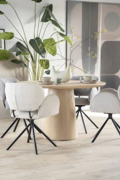 Ronde Eettafels-Eleonora Nola Rond Eettafel Naturel