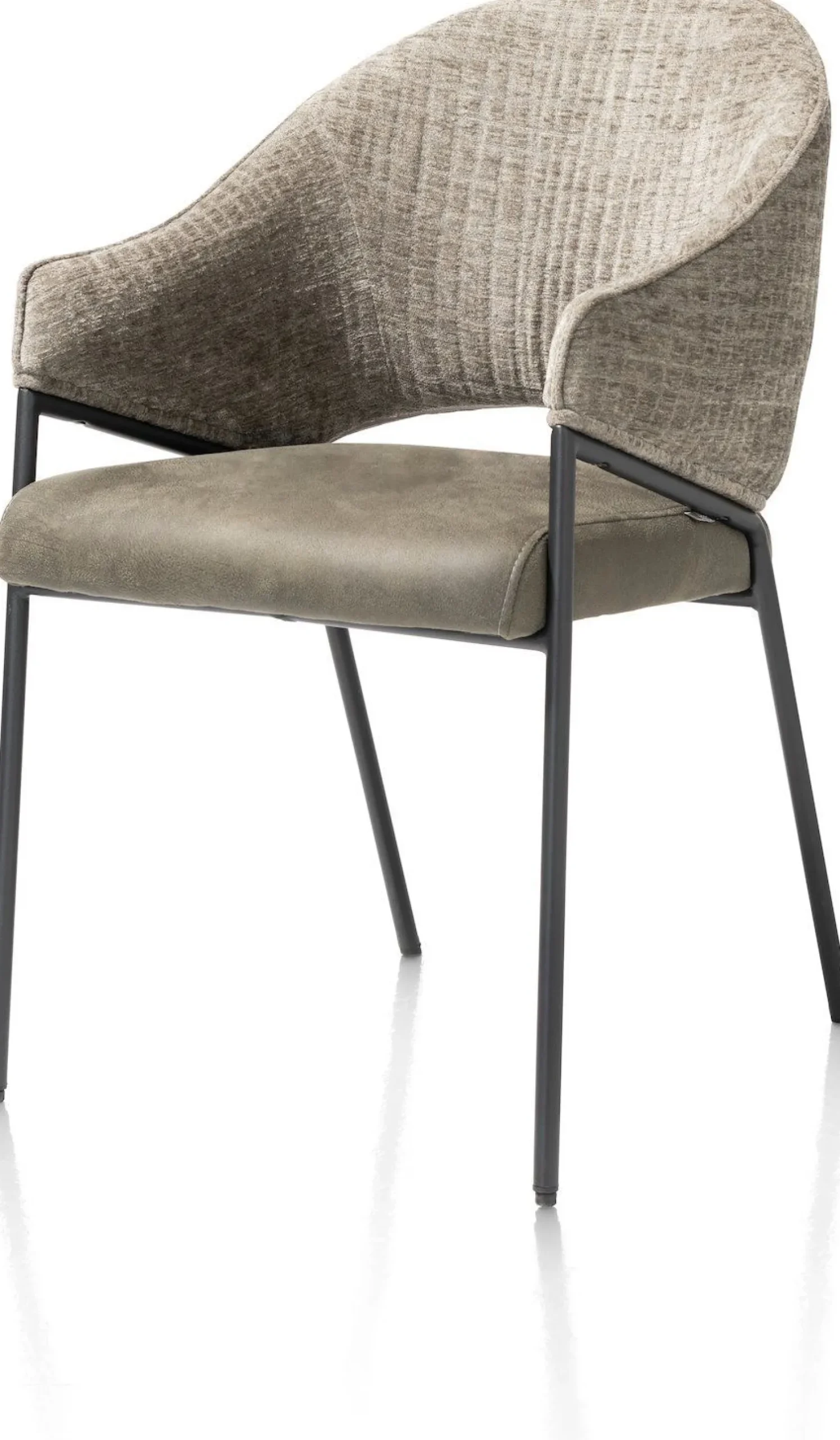 Eetkamerstoelen Met Armleuning-XOOON Nolan Eetkamerstoel Olive