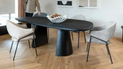 Eetkamerstoelen Met Armleuning-XOOON Nolan Eetkamerstoel Creme