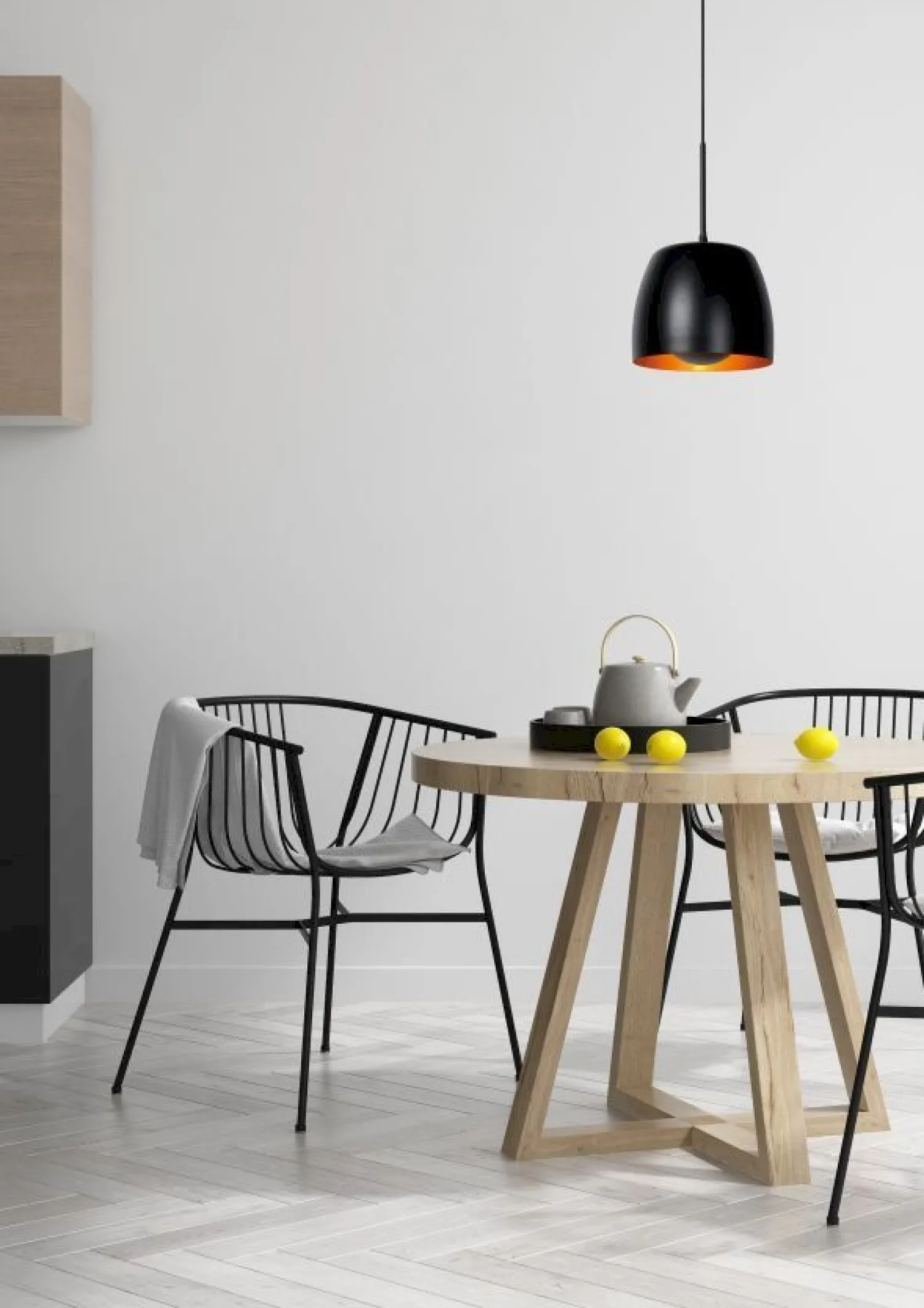 Hanglampen|Hanglampen-Lucide Nolan Zwart Hanglamp Zwart, Goud
