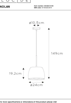 Hanglampen|Hanglampen-Lucide Nolan Zwart Hanglamp Zwart, Goud