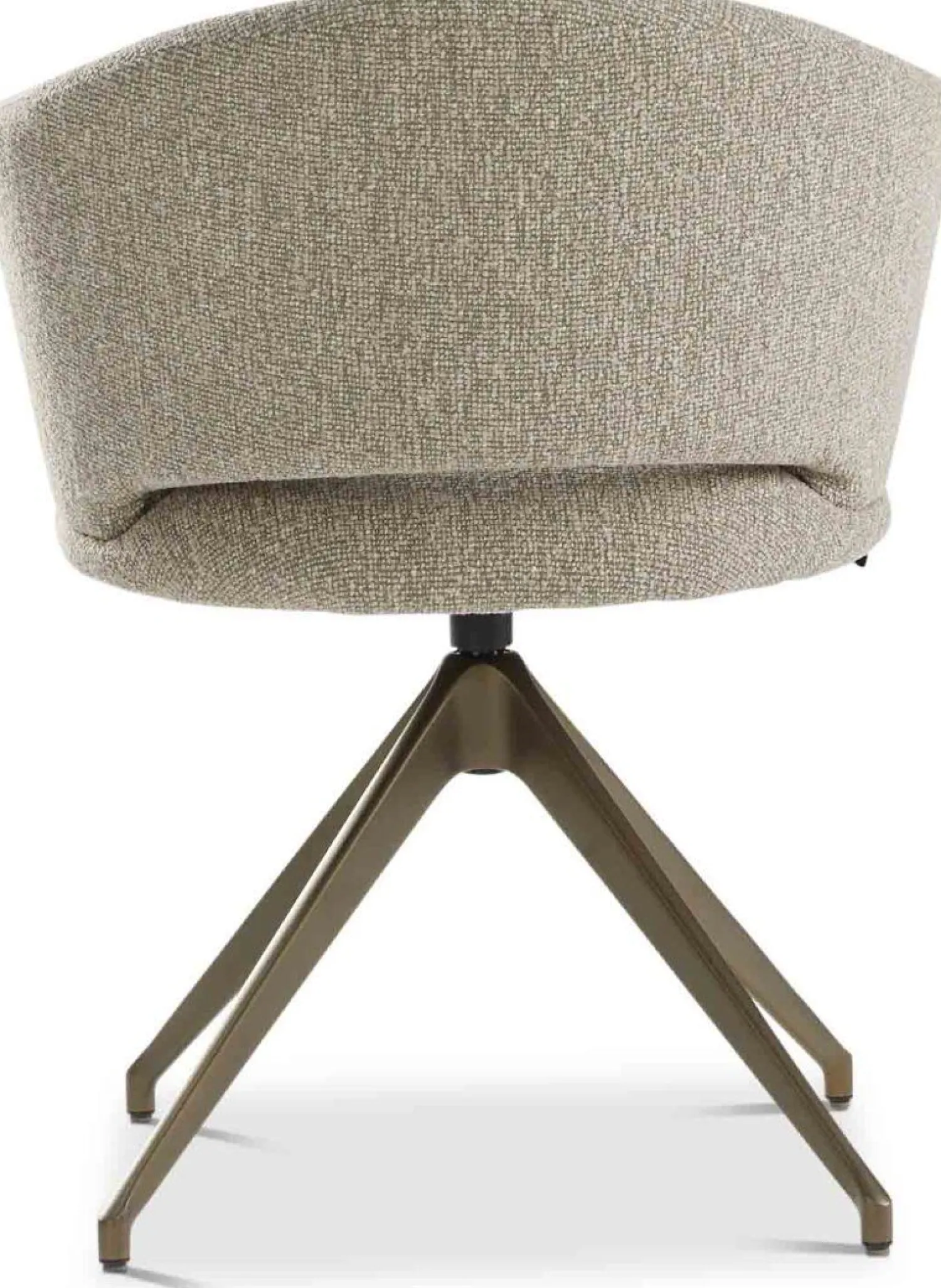 Eetkamerstoelen Met Armleuning-Eijerkamp Collectie Nonna 4-poot Eetkamerstoel Beige