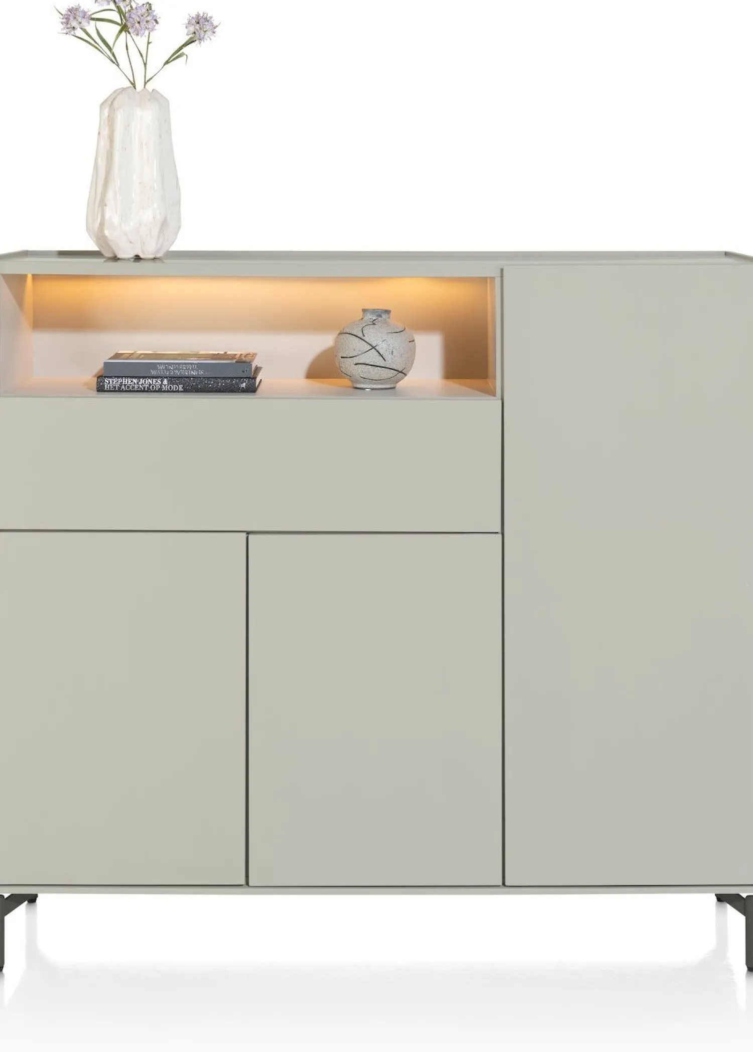Opbergkasten|Opbergkasten-XOOON Noon Dressette Silk Grey