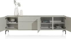 Dressoirs-XOOON Noon Dressoir Light Grey, Grafiet