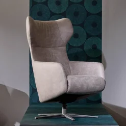 Relaxfauteuils-Trendhopper Nora Large Relaxfauteuil Curry, Moss
