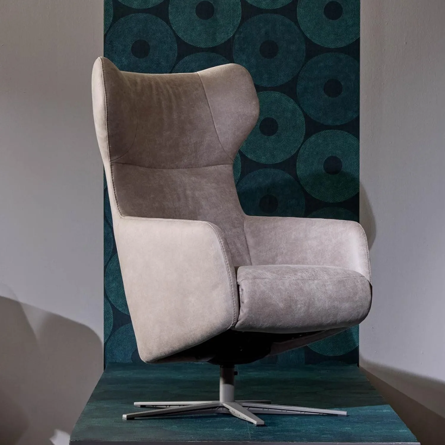 Relaxfauteuils-Trendhopper Nora Large Relaxfauteuil Curry, Moss