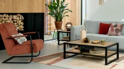 Leren Fauteuils-Henders en Hazel Northon Fauteuil Cognac